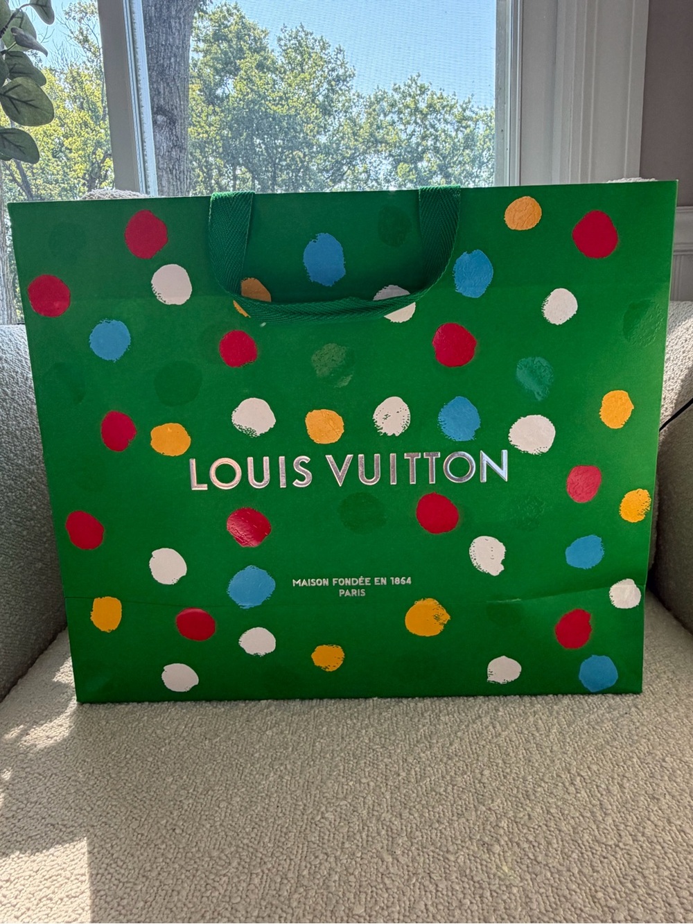 Louis Vuitton x Yayoi Kusama shopping bag